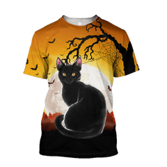 Halloween Black Cat D For Men And Woman AM-LAM