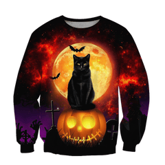 Halloween Black Cat D For Men And Woman AM-LAM