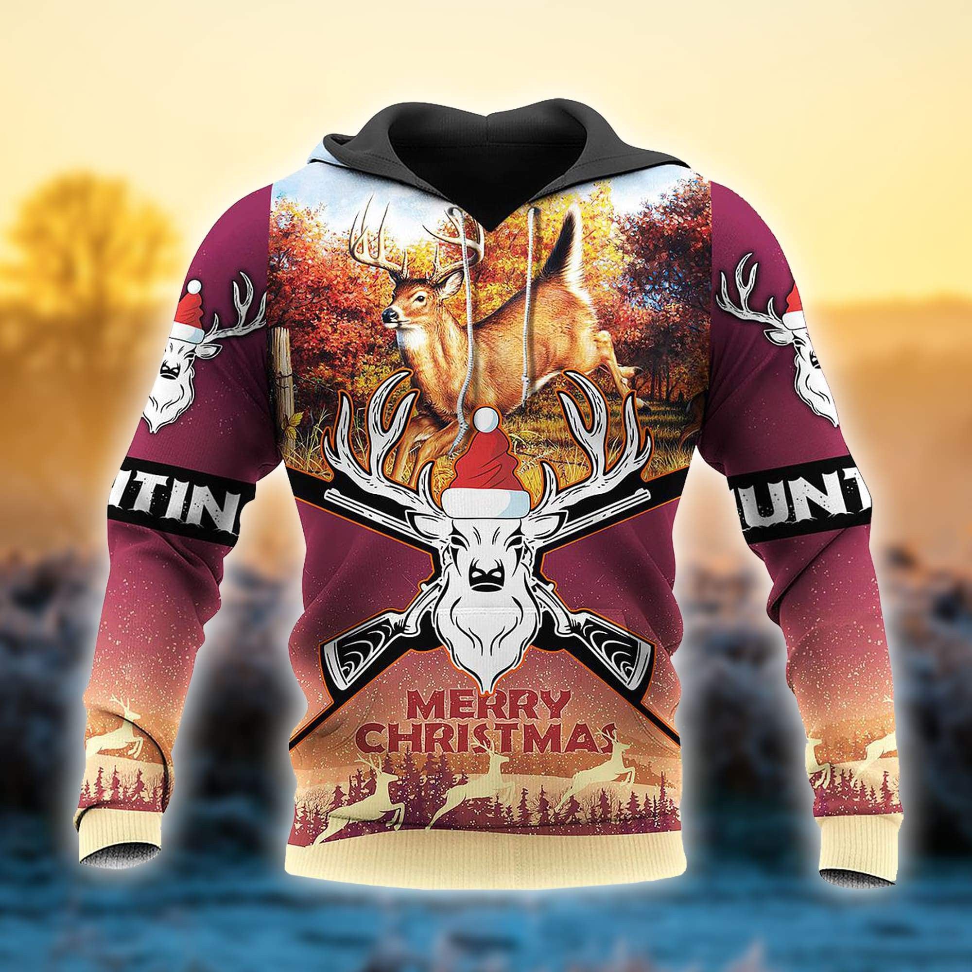 Merry Christmas - Deer Hunting Shirts