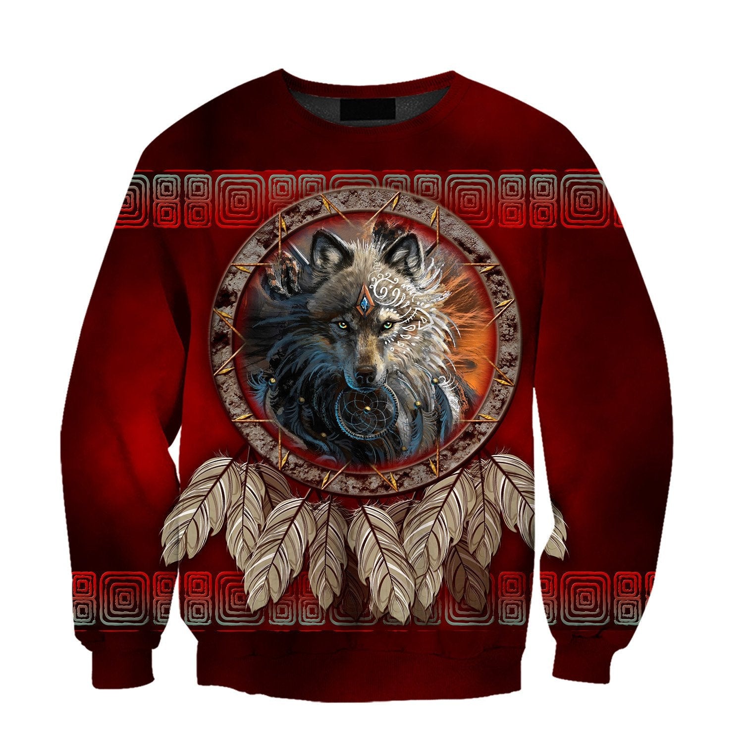 Wolf Native American Unisex Shirts