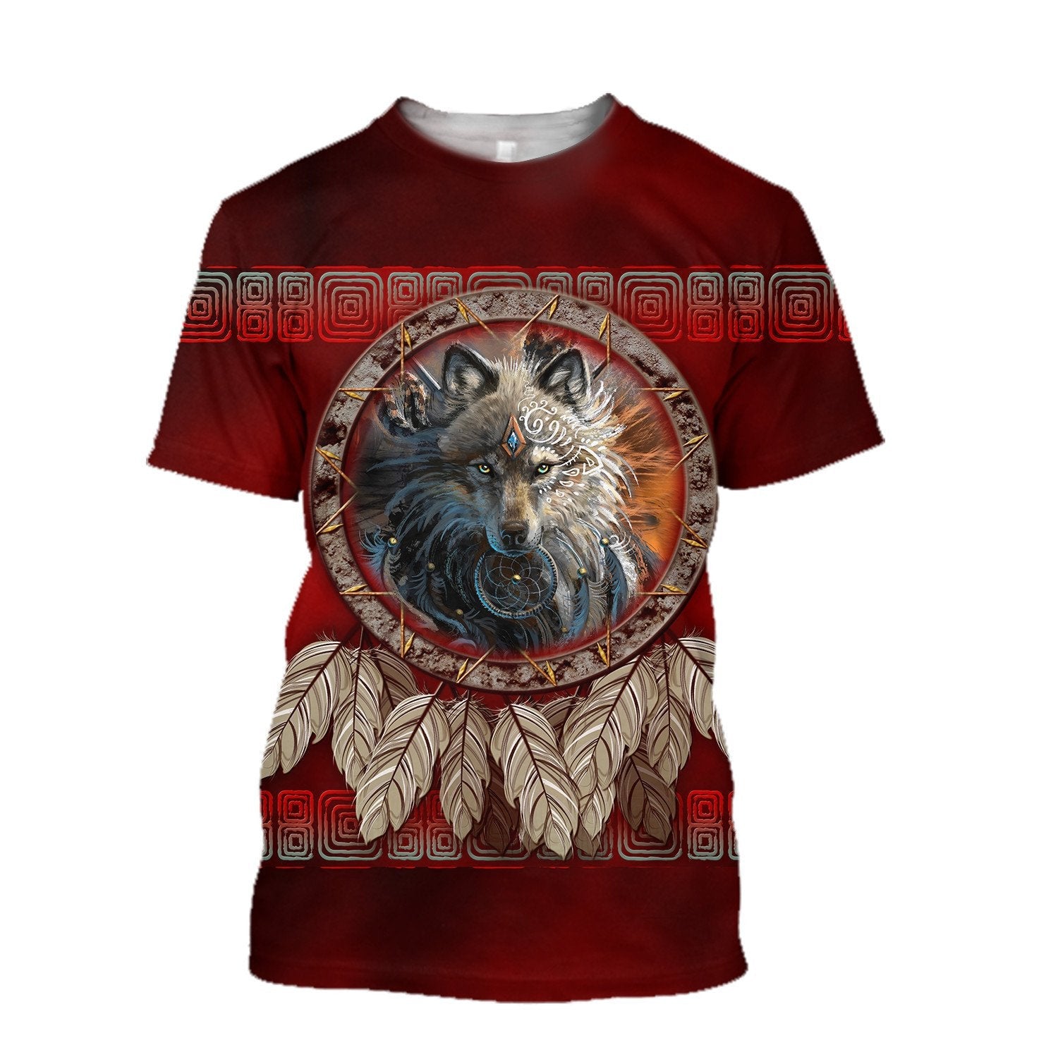 Wolf Native American Unisex Shirts