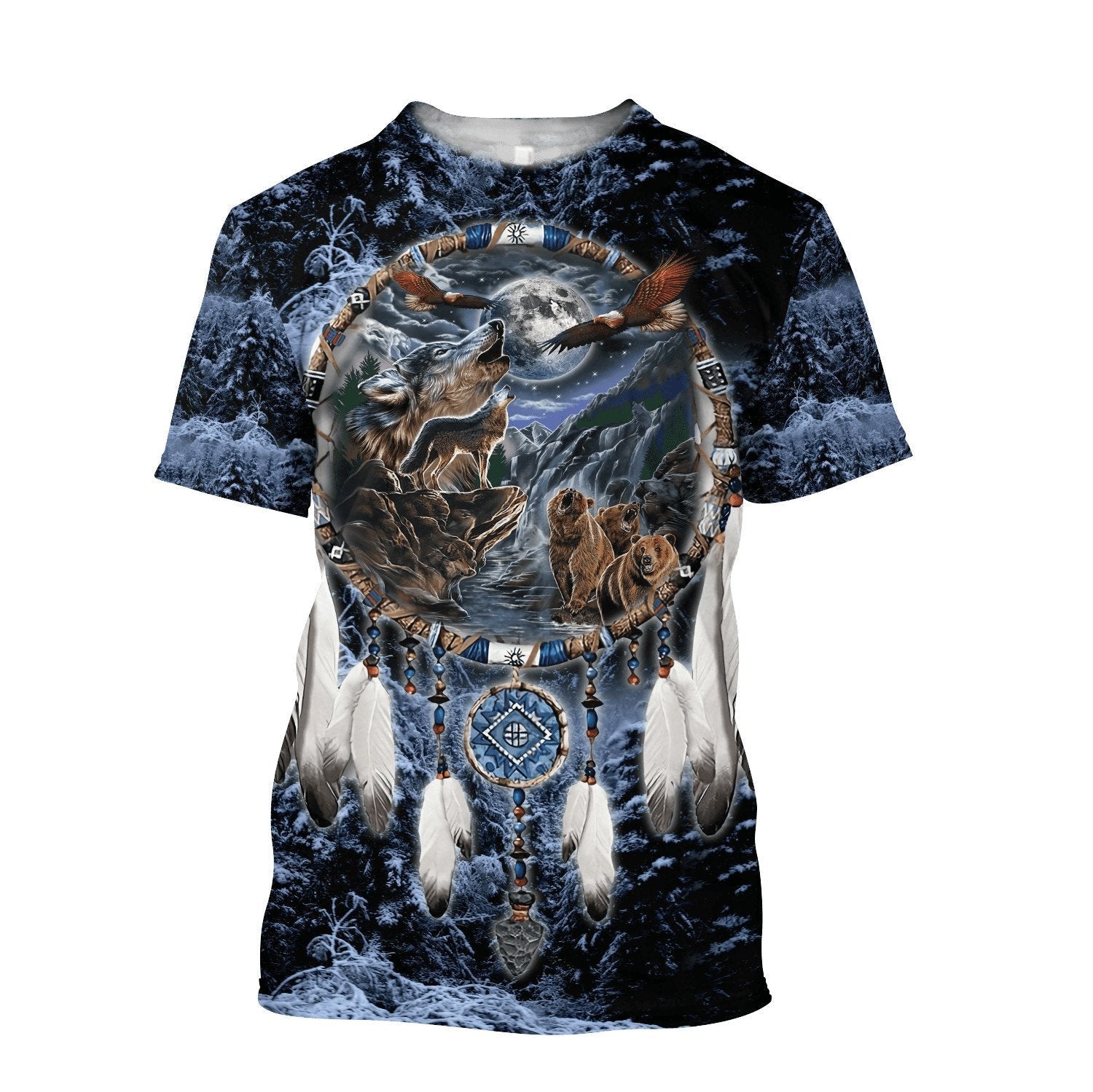 Wolf Native American Unisex Shirts