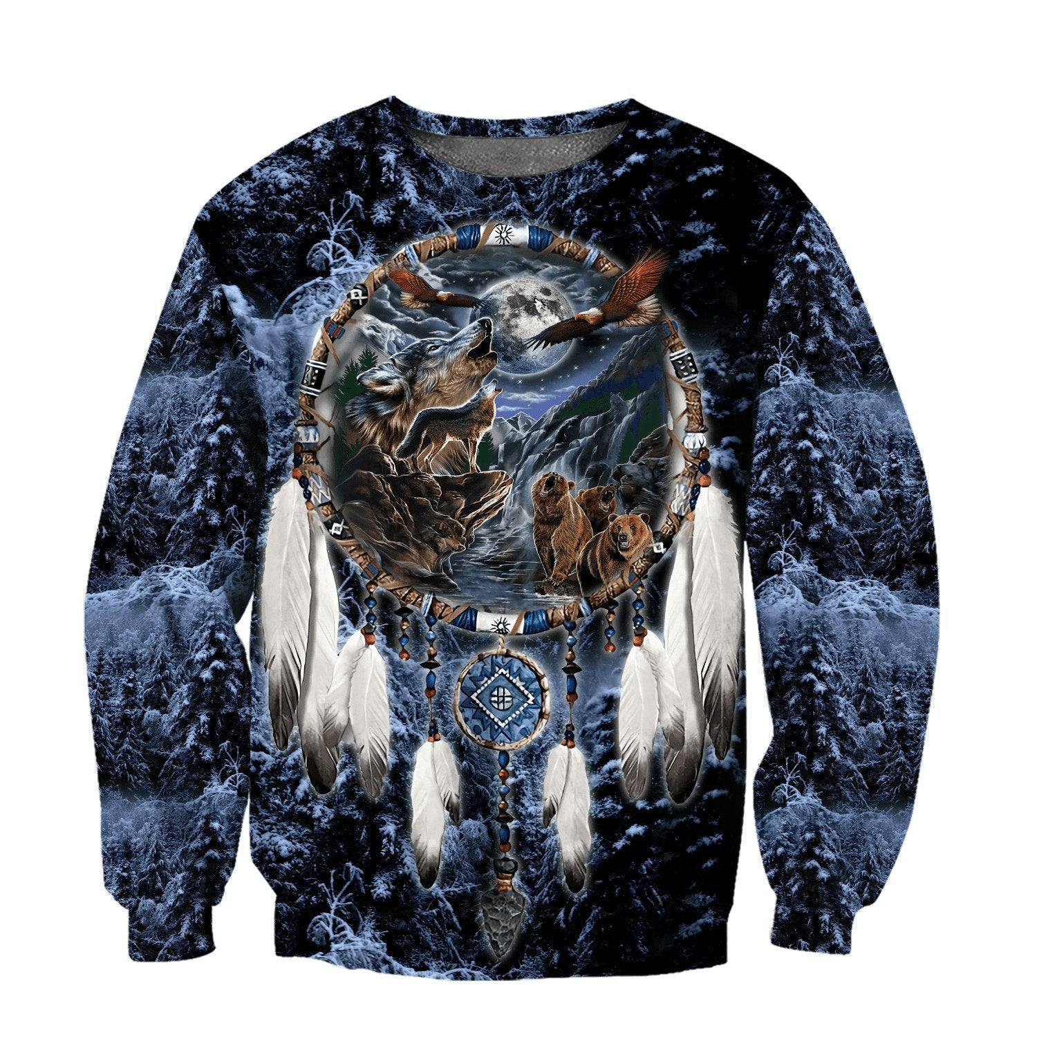 Wolf Native American Unisex Shirts