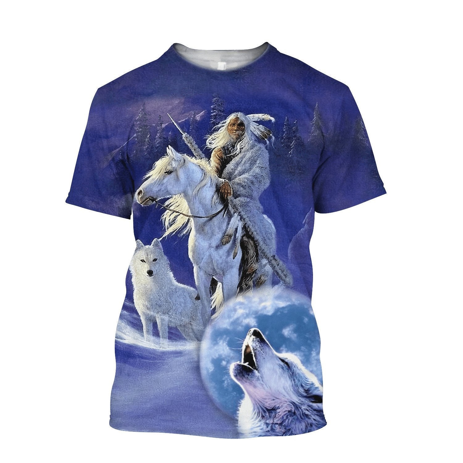 Wolf Native American Unisex Shirts