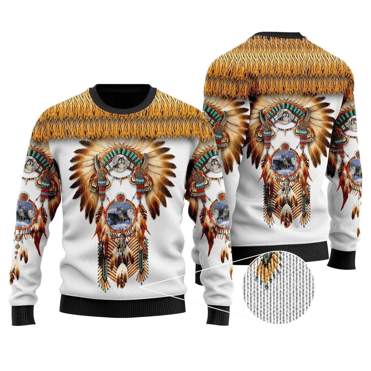 Wolf Native American Unisex Shirts