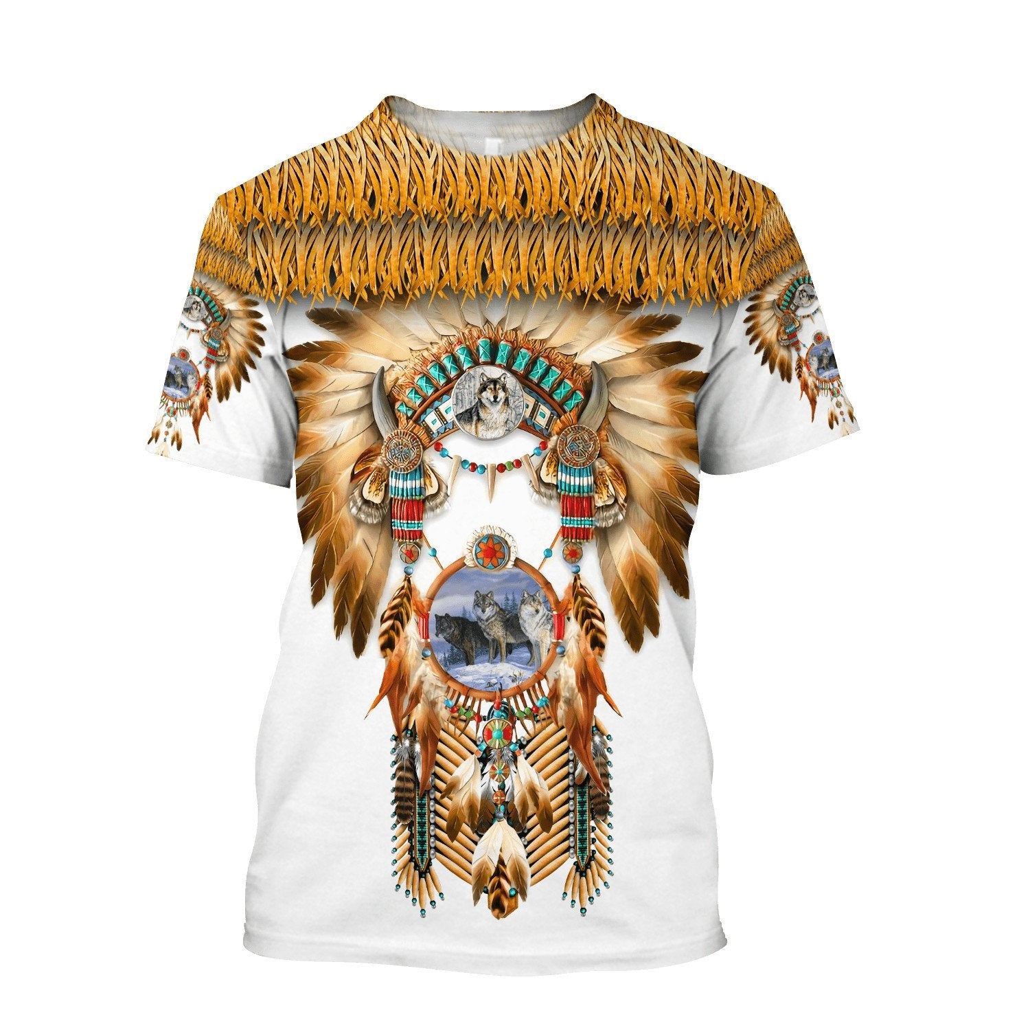 Wolf Native American Unisex Shirts