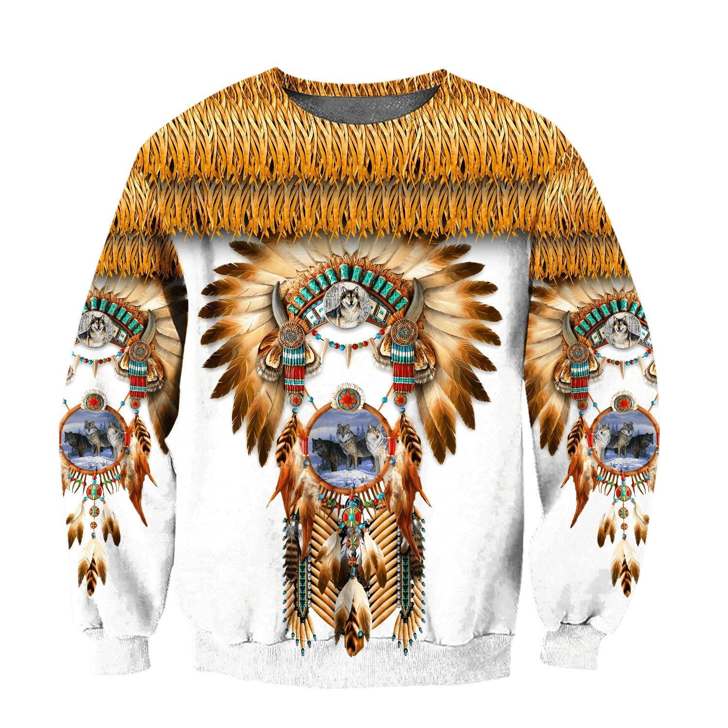 Wolf Native American Unisex Shirts