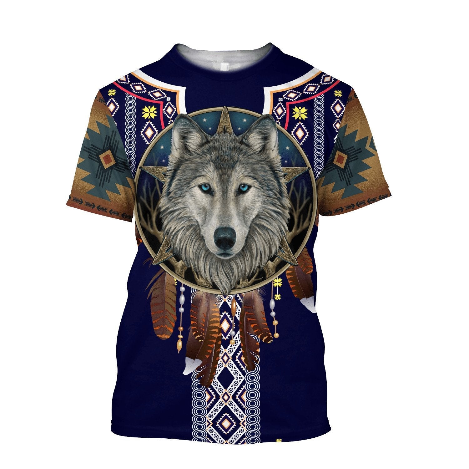 Wolf Native American Unisex Shirts