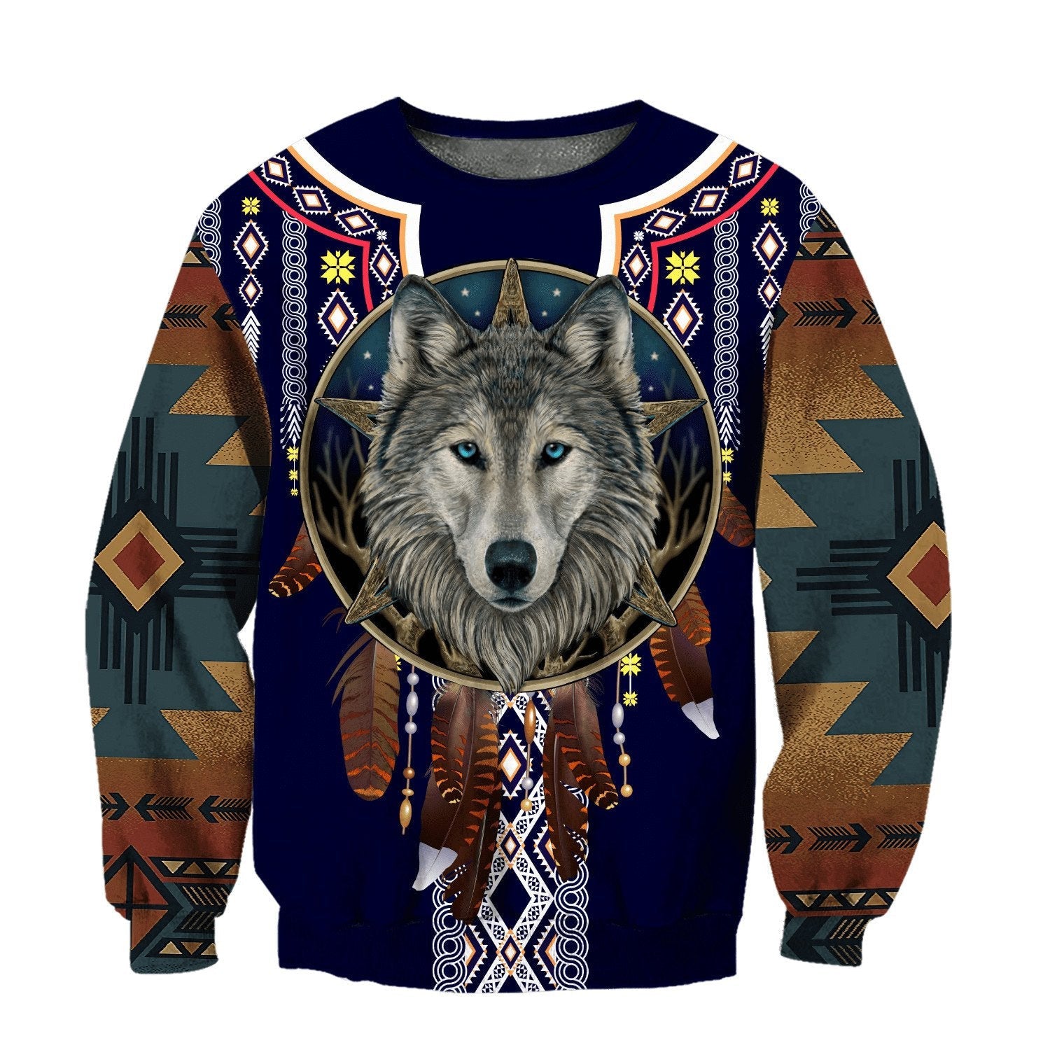 Wolf Native American Unisex Shirts