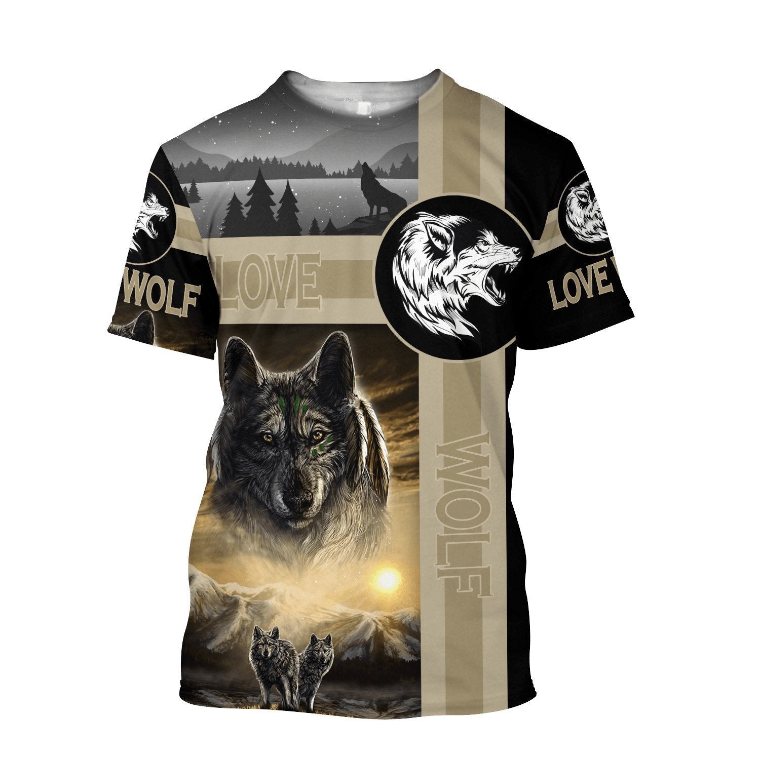 Wolf Native American Unisex Shirts