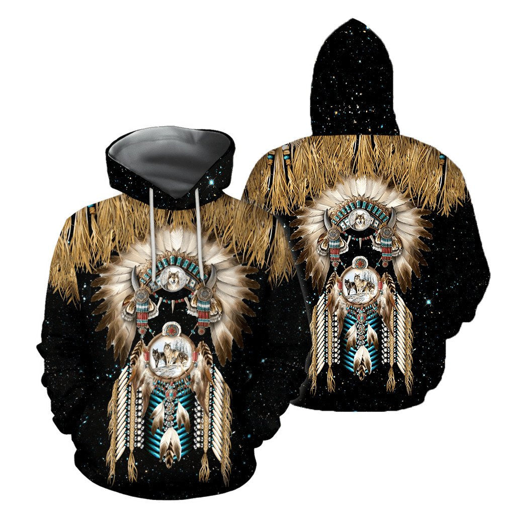 Wolf Native American Unisex Shirts