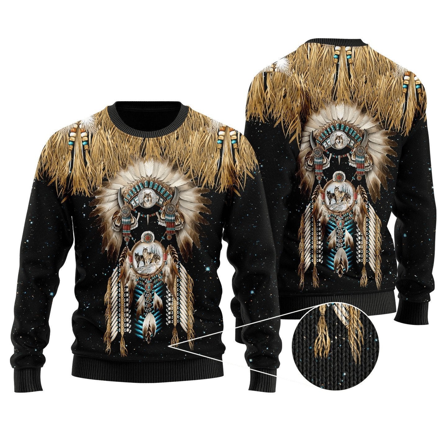 Wolf Native American Unisex Shirts