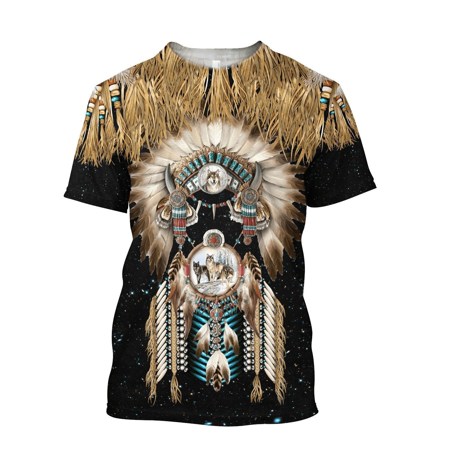 Wolf Native American Unisex Shirts