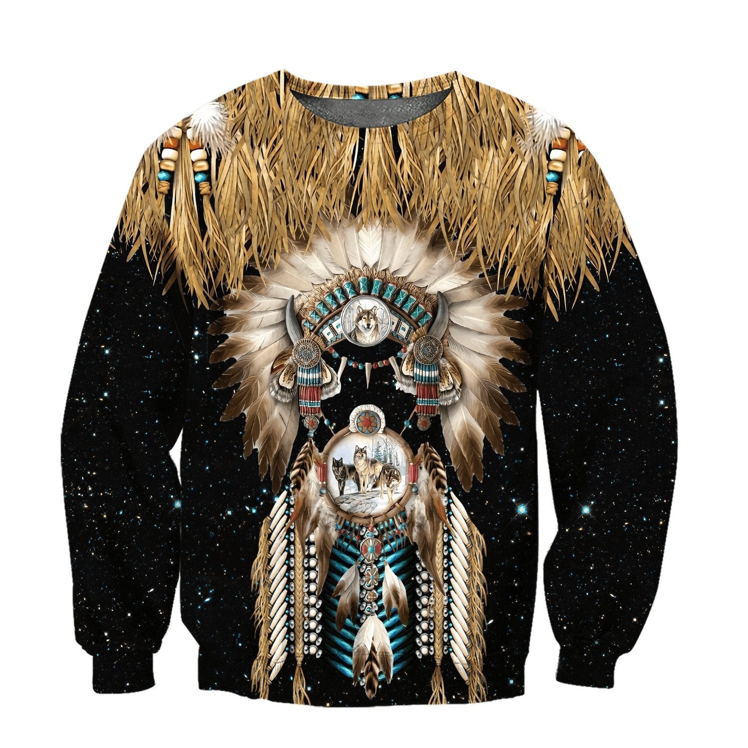 Wolf Native American Unisex Shirts