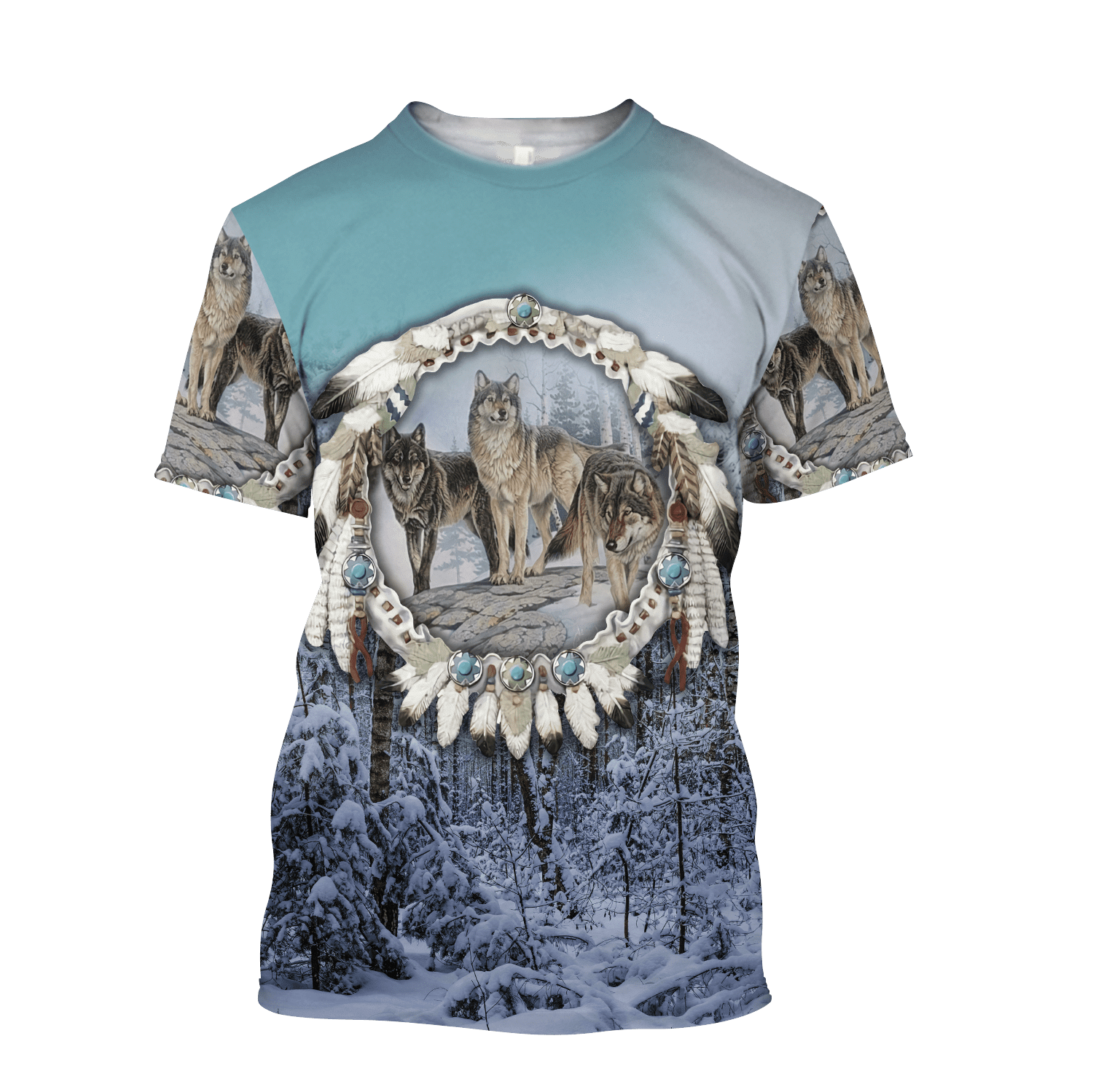 Wolf Native American Unisex Shirt