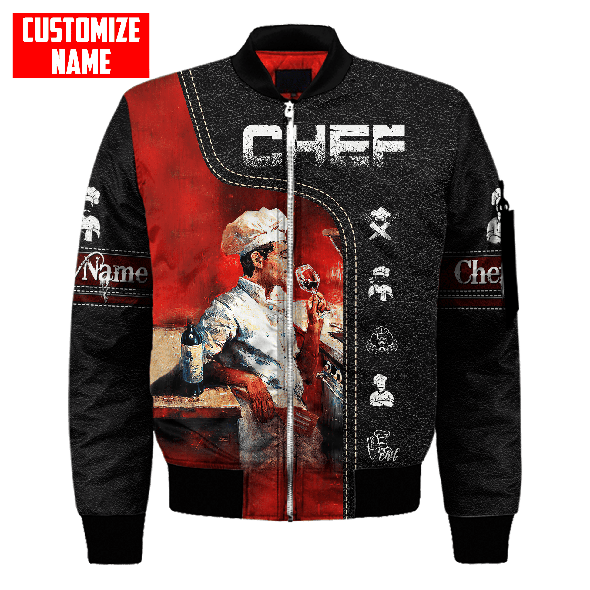 Customized Name Master Chef Unisex Shirts