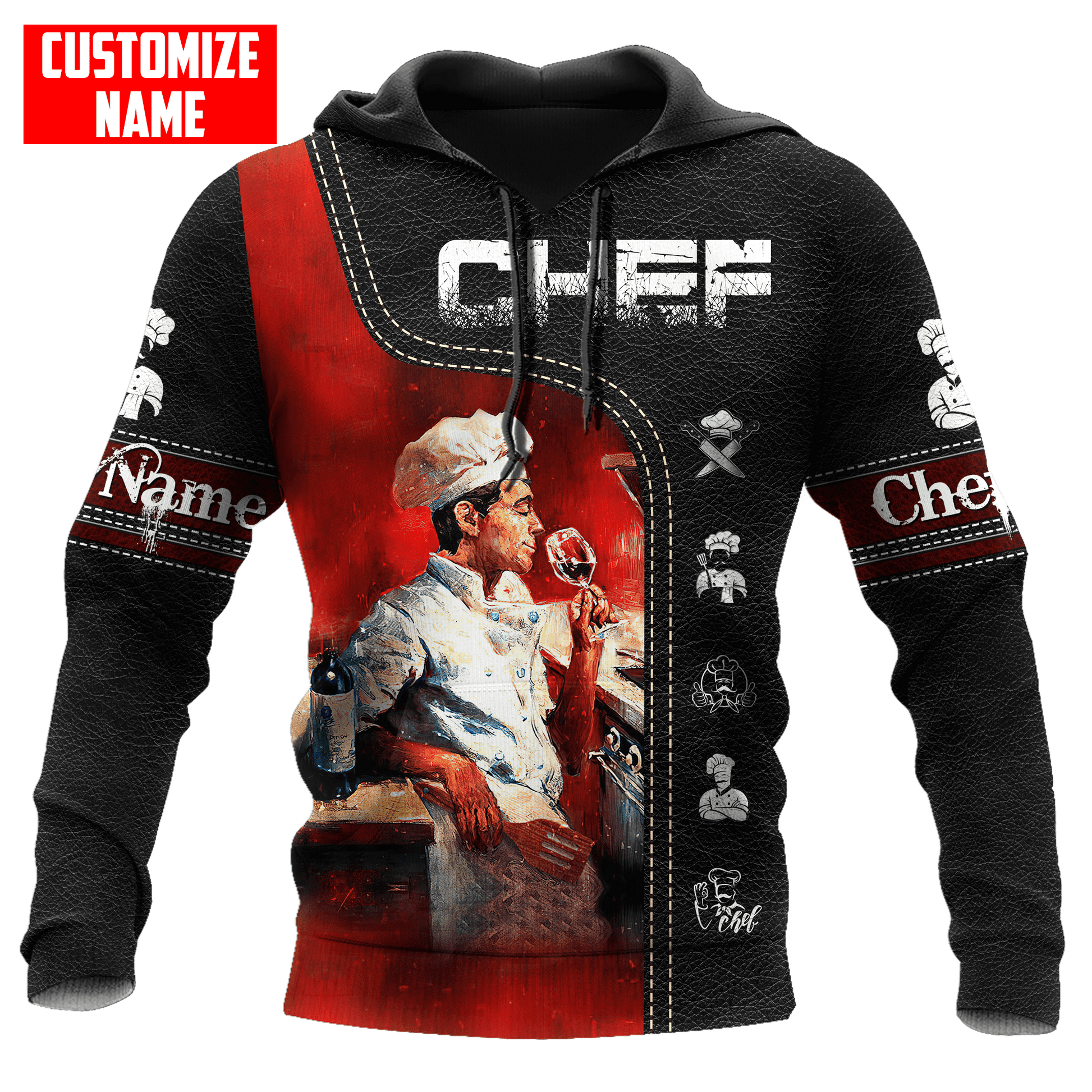 Customized Name Master Chef Unisex Shirts