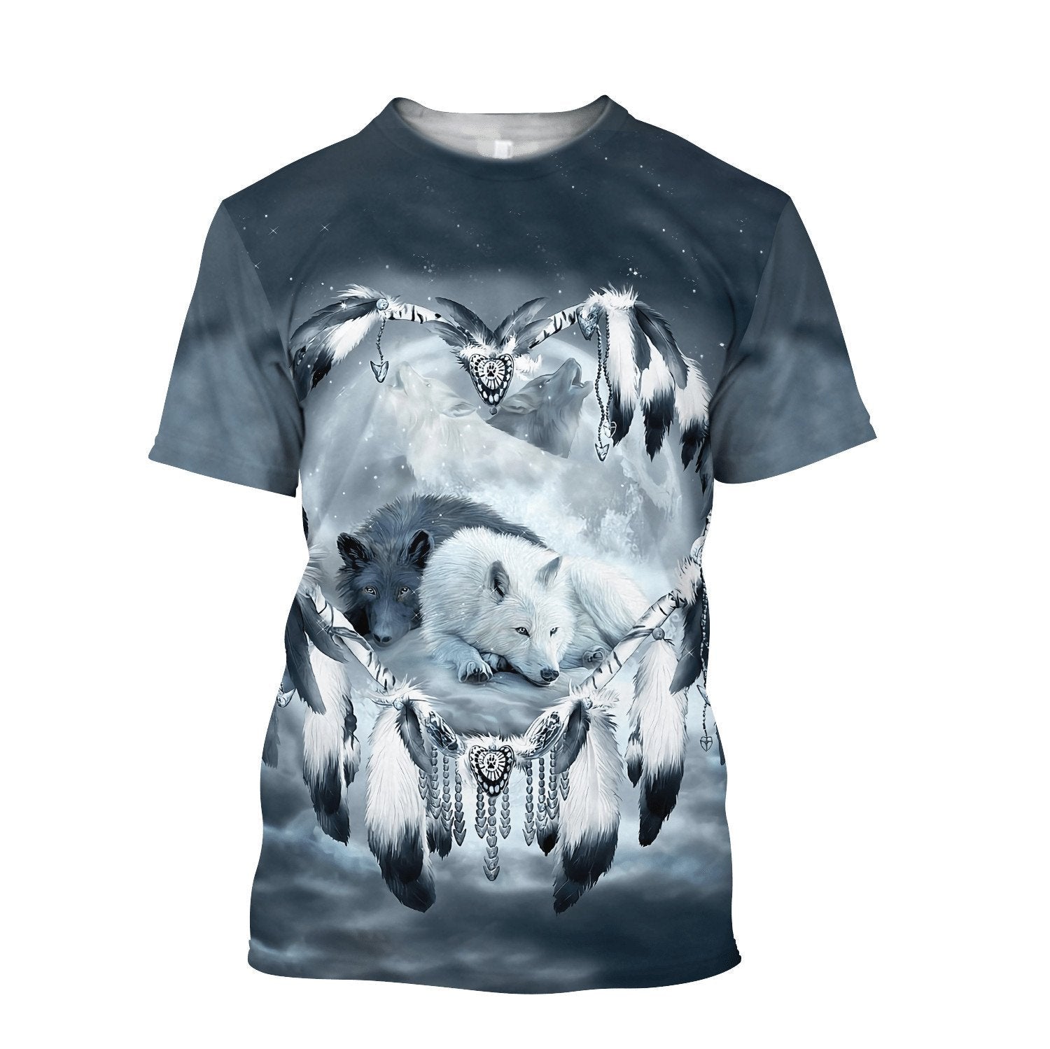 Wolf Native American Unisex Shirts