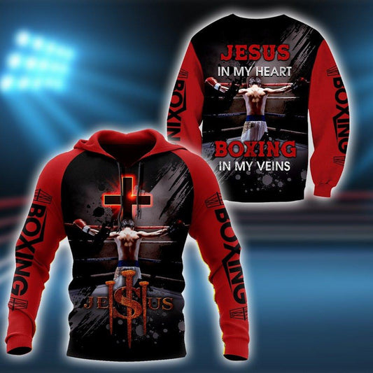 Jesus In My Heart - Boxing In MyVein Unisex Shirts