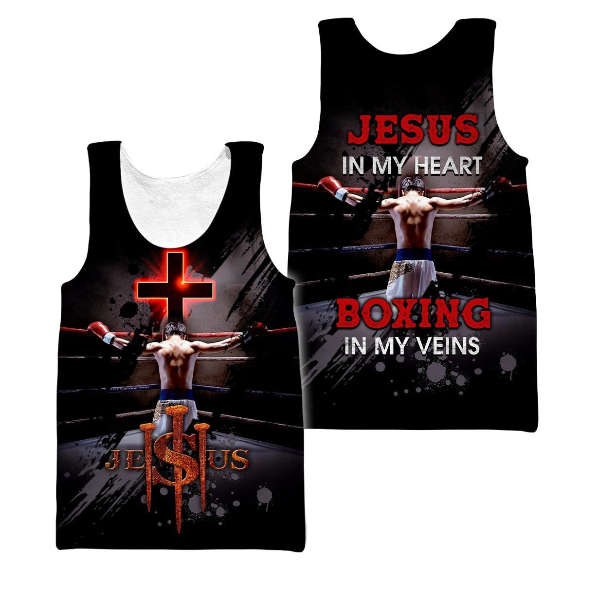 Jesus In My Heart - Boxing In MyVein Unisex Shirts