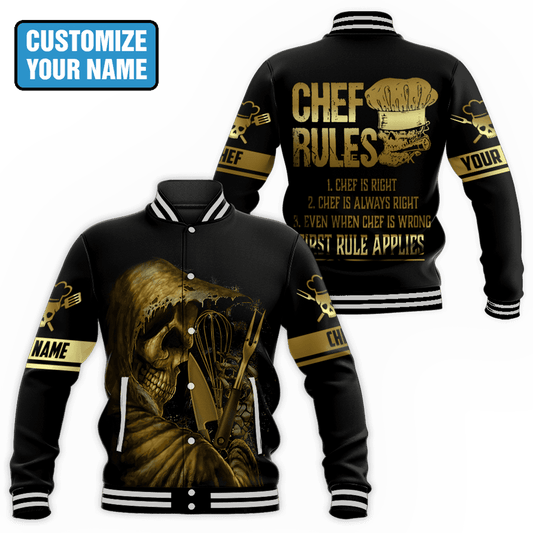 Customized Name Chef Unisex Shirts