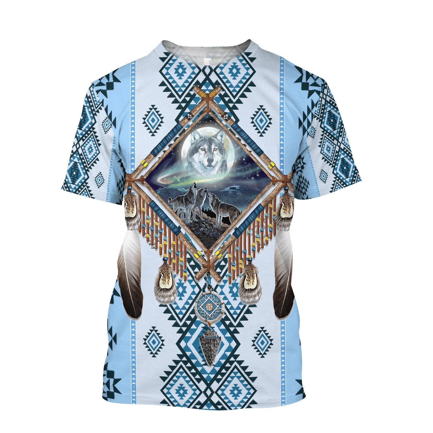 Wolf Native American Unisex Shirts