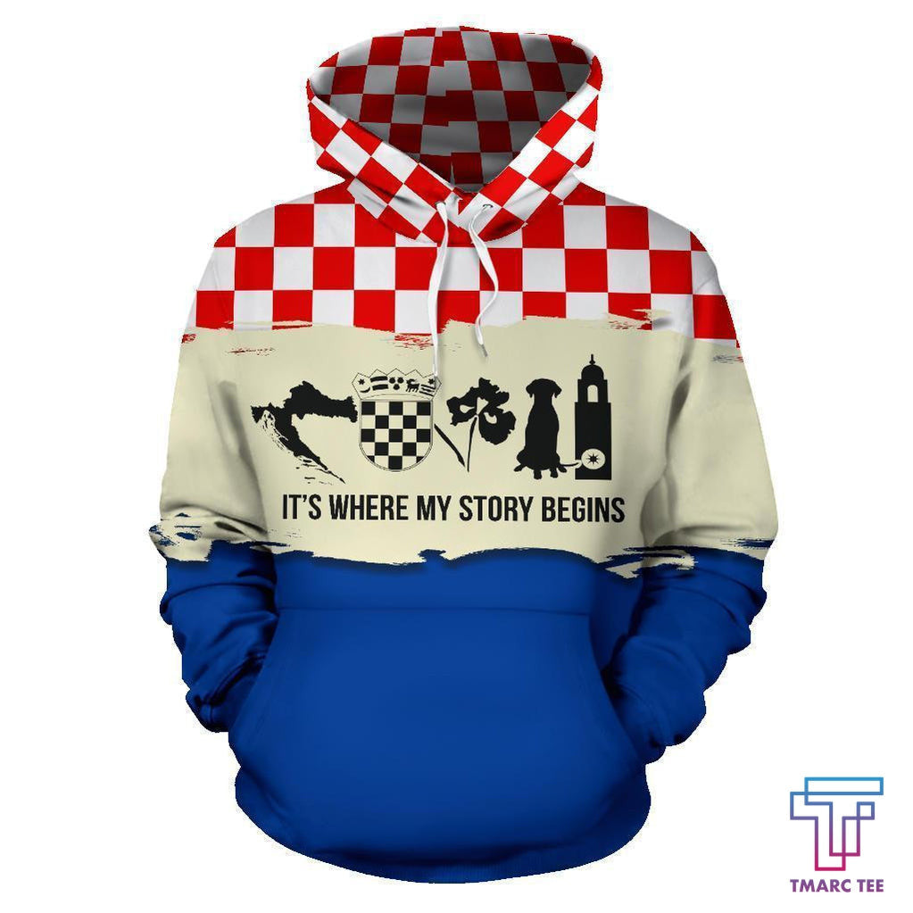 Croatia It s Where My Story Begins Hoodie K