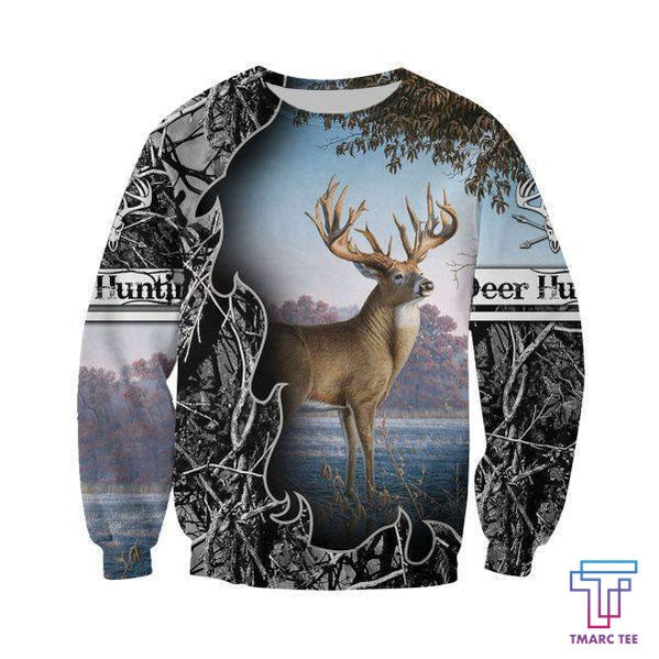 Camo Deer Hunting Hoodie T-Shirt Sweatshirt NM