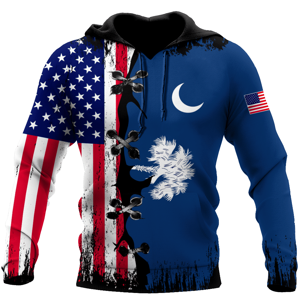 American Honduras D All Over Unisex Hoodie