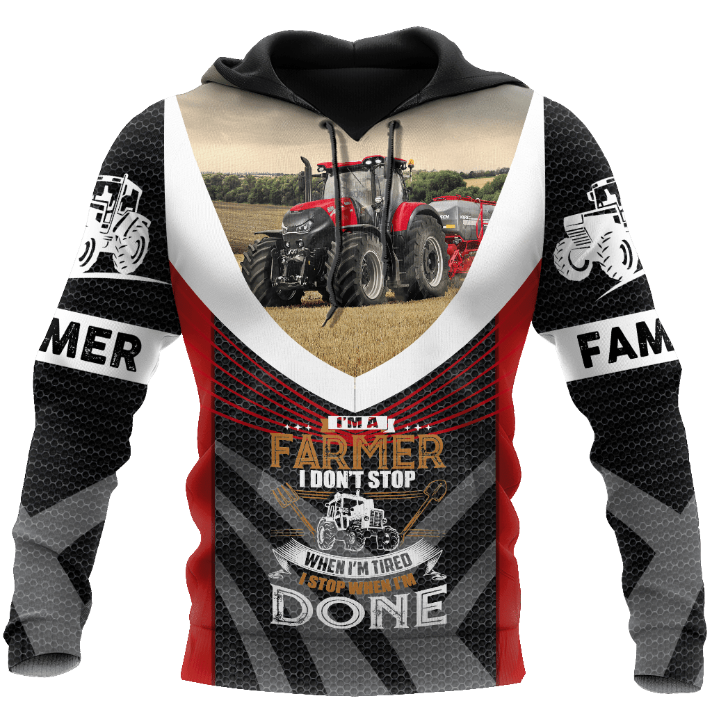 All Over Printed Farmer Hoodie MEI-MEI