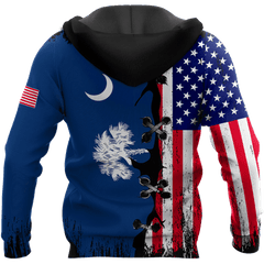 American Honduras D All Over Unisex Hoodie