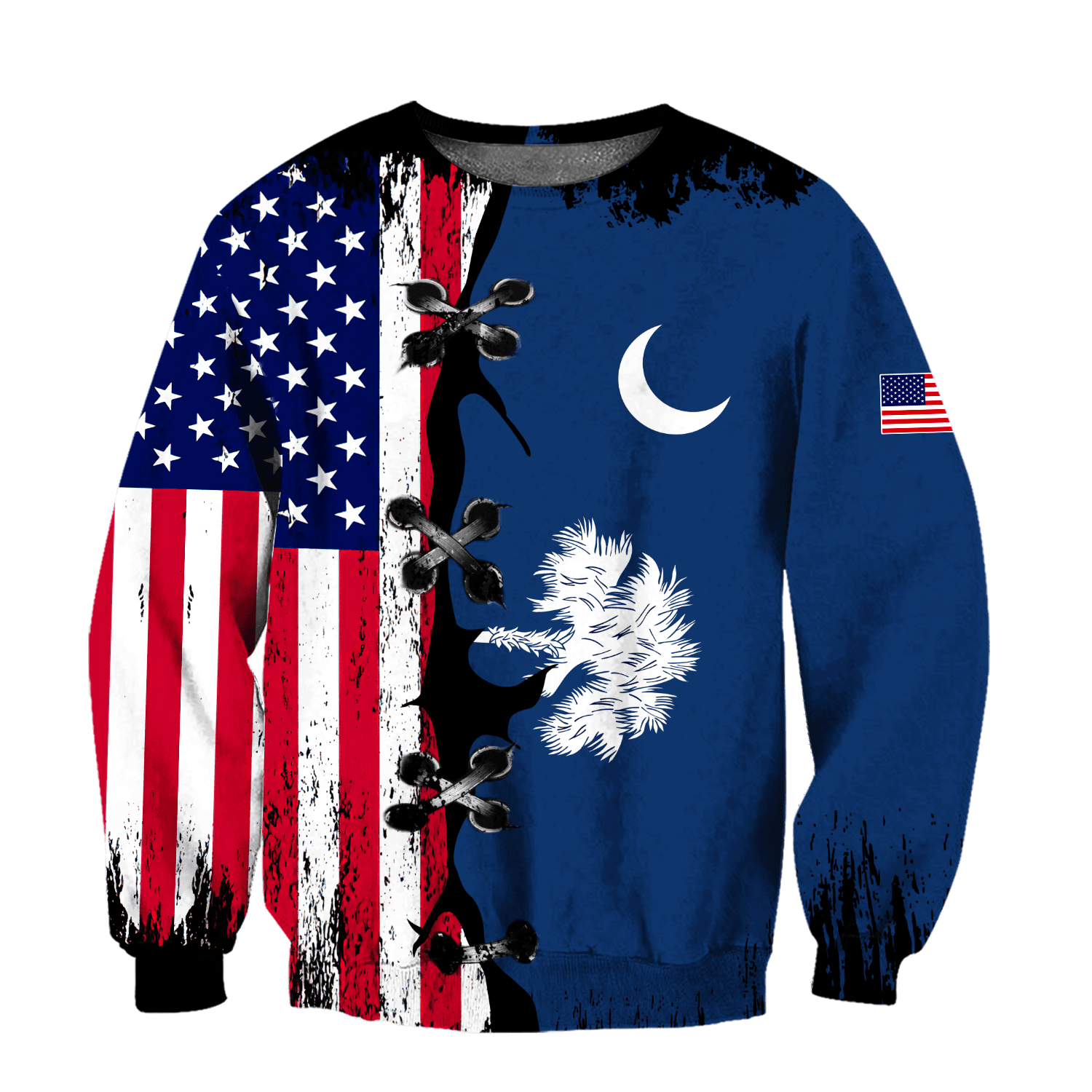 American Honduras D All Over Unisex Hoodie