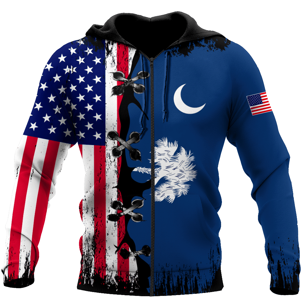 American Honduras D All Over Unisex Hoodie