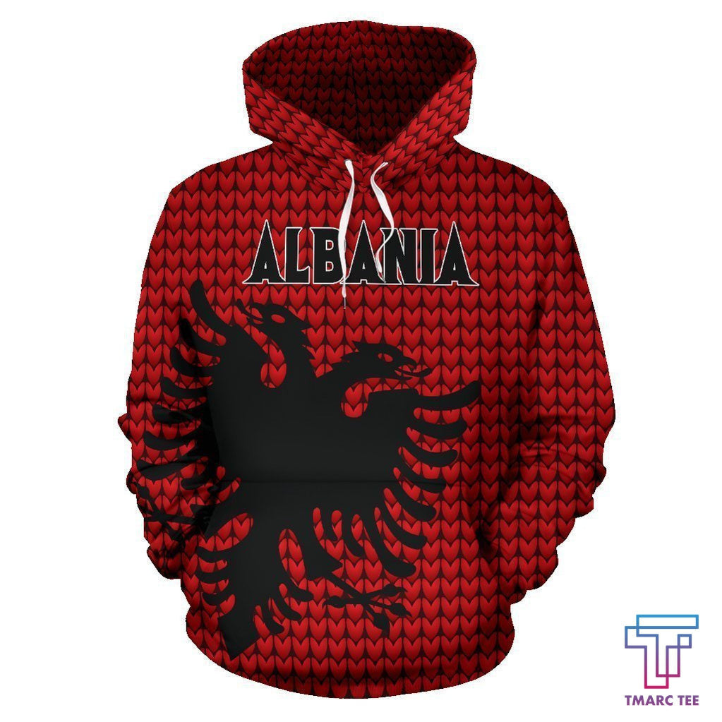 Albania Hoodie Knitted Flag Color NNK