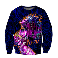 African Strong Girl Unisex Deluxe Hoodie ML