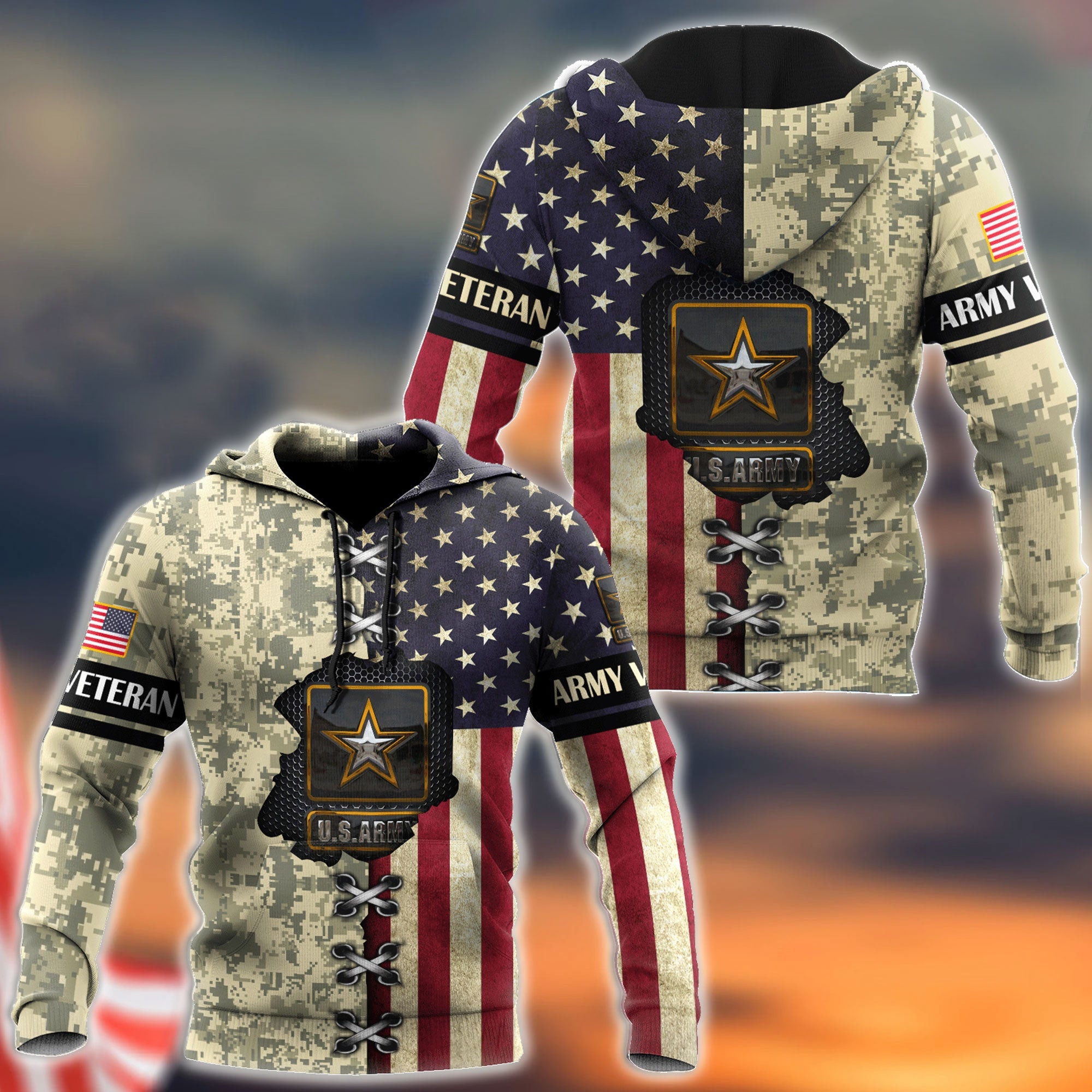 US Army Veteran Unisex Hoodie