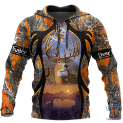 Camo Deer Hunting Hoodie T-Shirt Sweatshirt AZ NM