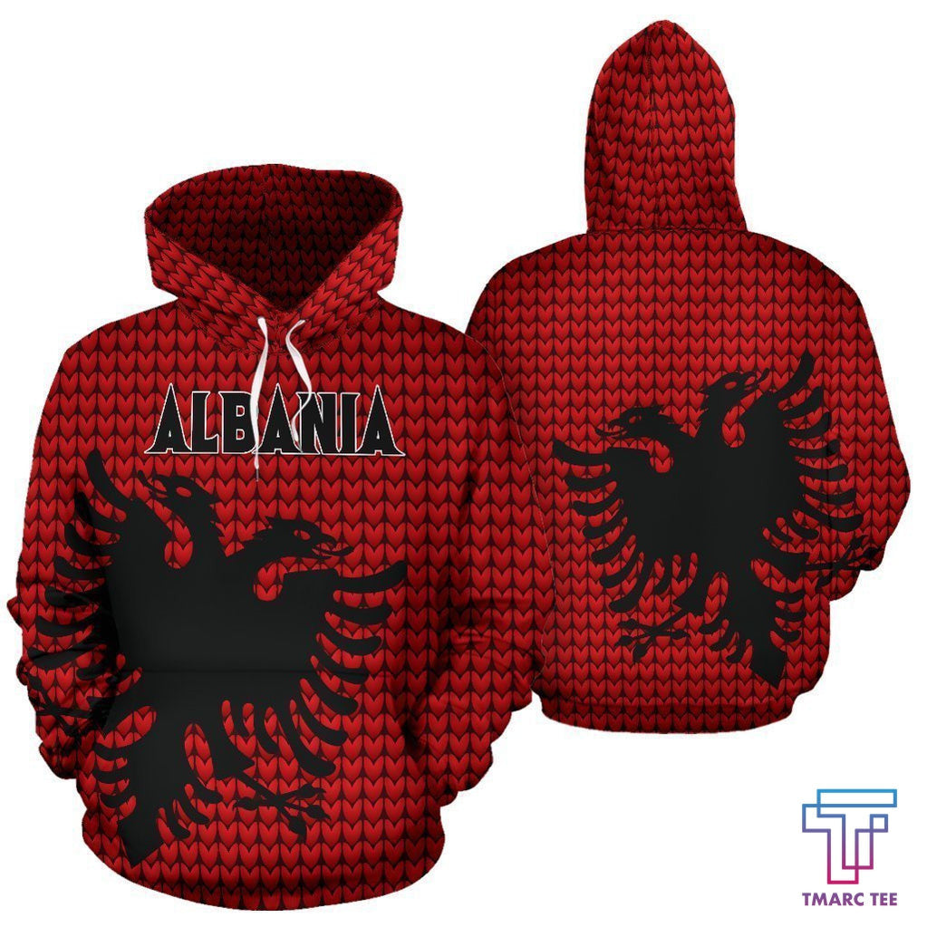 Albania Hoodie Knitted Flag Color NNK