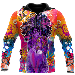 African Strong Girl Unisex Deluxe Hoodie ML