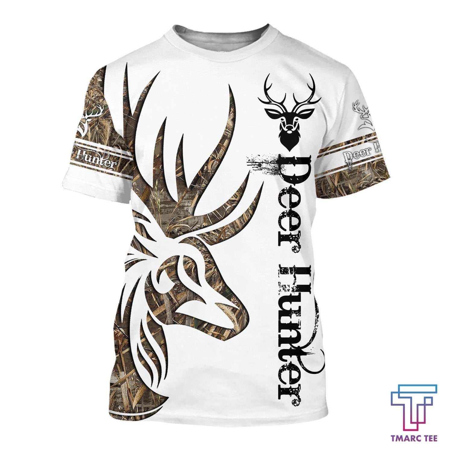 Camo Tattoo Deer Hunting Hoodie T-Shirt Sweatshirt NM