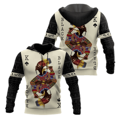 African Culture Black King Unisex Hoodie ML