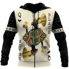 African Culture Black Queen Unisex Hoodie ML