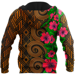 Amazing Polynesian Tribal Pattern Customize Unisex Hoodie