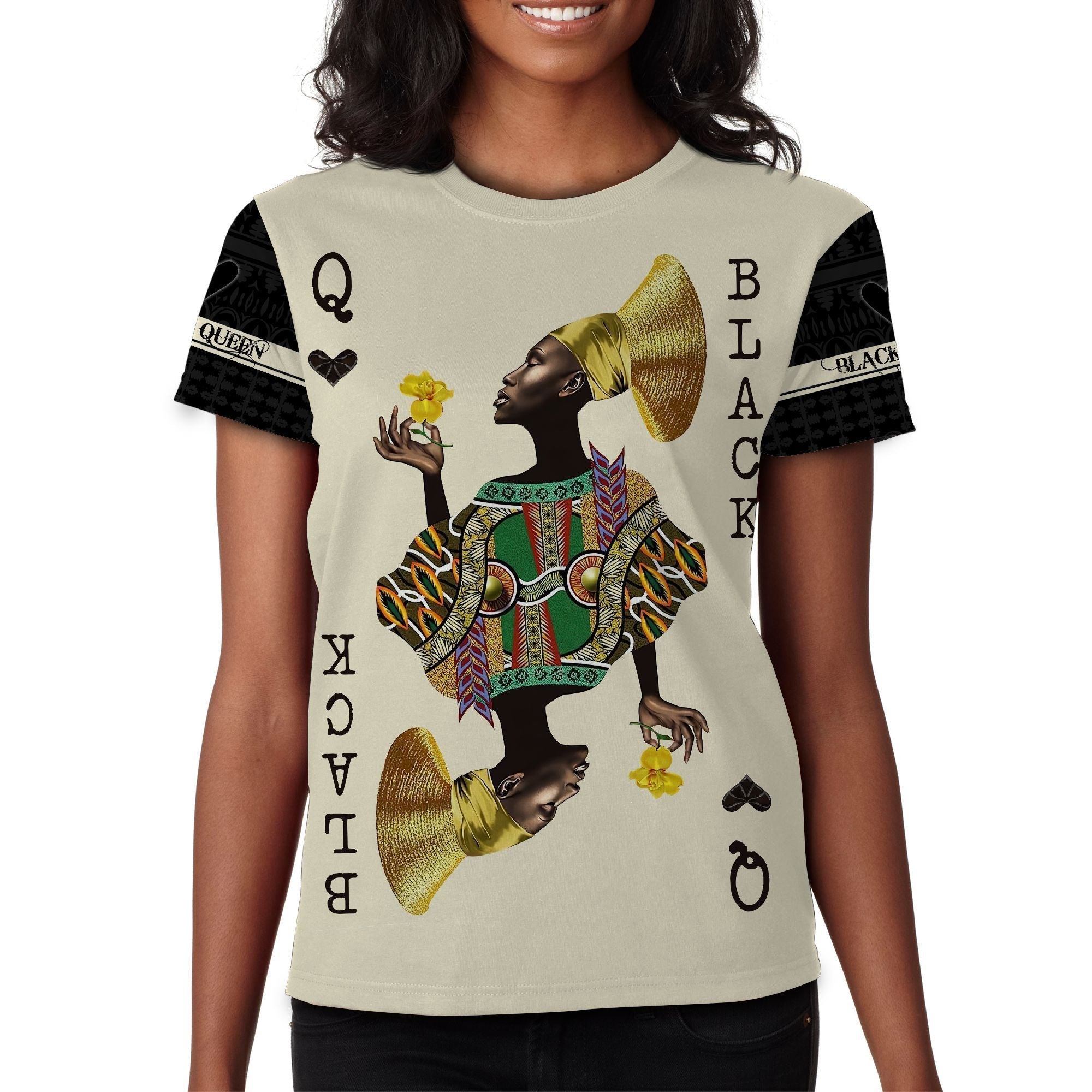 African Culture Black Queen Unisex Hoodie ML