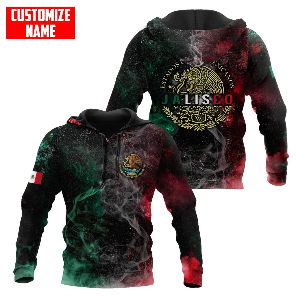 Personalized Mexico All D Over Printed Unisex Hoodie