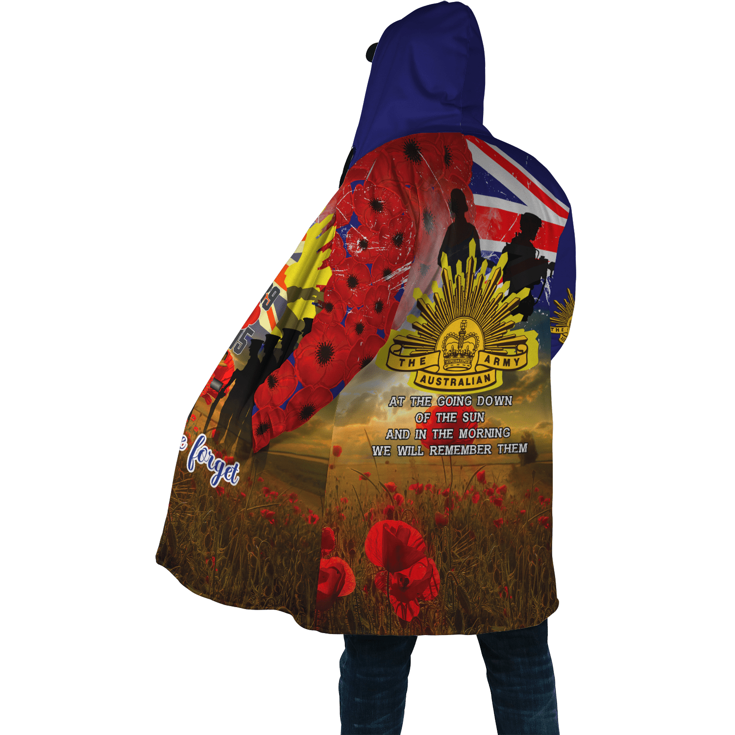 Premium Unisex Hoodie Remember Anzac Day