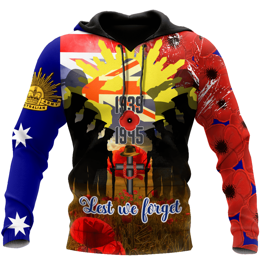 Premium Unisex Hoodie Remember Anzac Day