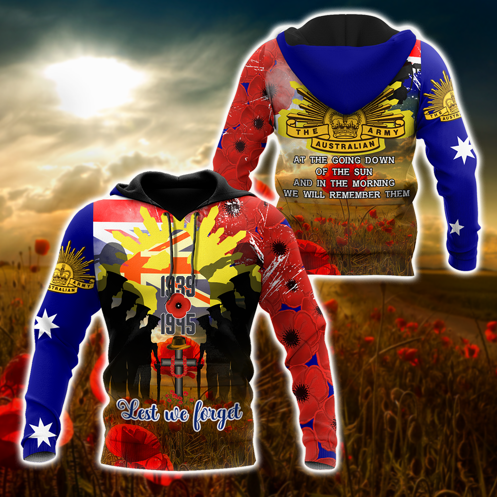 Premium Unisex Hoodie Remember Anzac Day