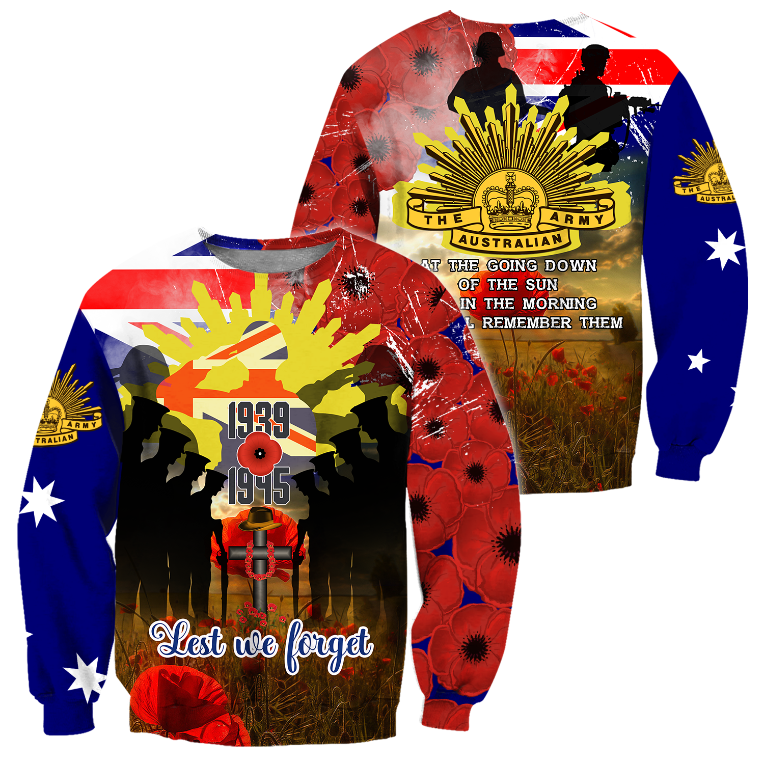 Premium Unisex Hoodie Remember Anzac Day