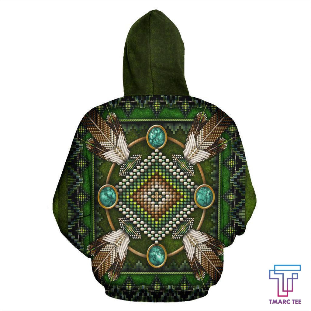 Barred Owl Mandala Native American All Over Hoodie NVD